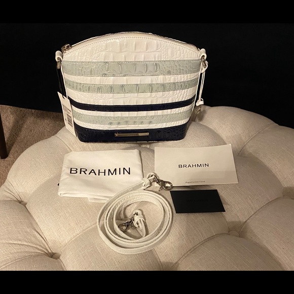 ✨SOLD✨SALE✨BRAHMIN NWT! RARE MELBOURNE LEATHER BAG - Picture 4 of 14